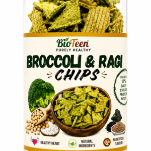 BioTeen Broccoli & Ragi Chips – Healthy Protein & Fibre Rich Snack