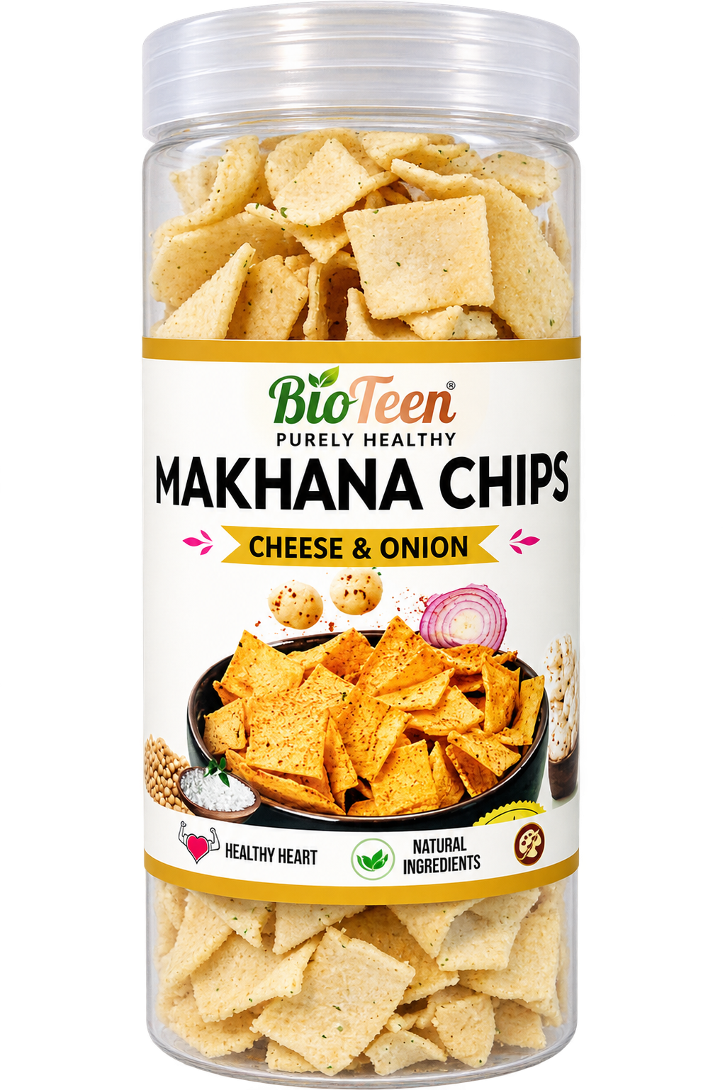 BioTeen Makhana Chips – Cheese & Onion