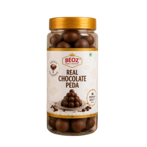 BEOZ Real Chocolate Peda – Premium Chocolate Indian Sweet